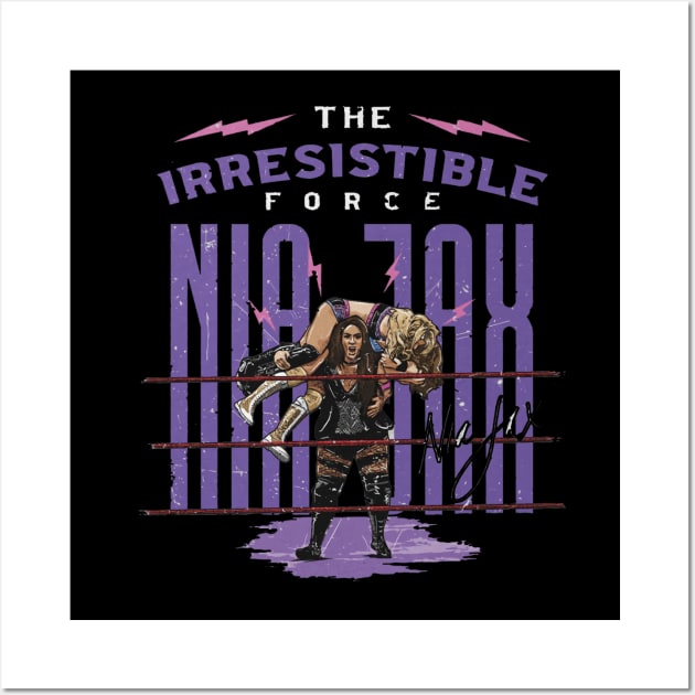 Nia Jax Irresistible Force Wall Art by MunMun_Design